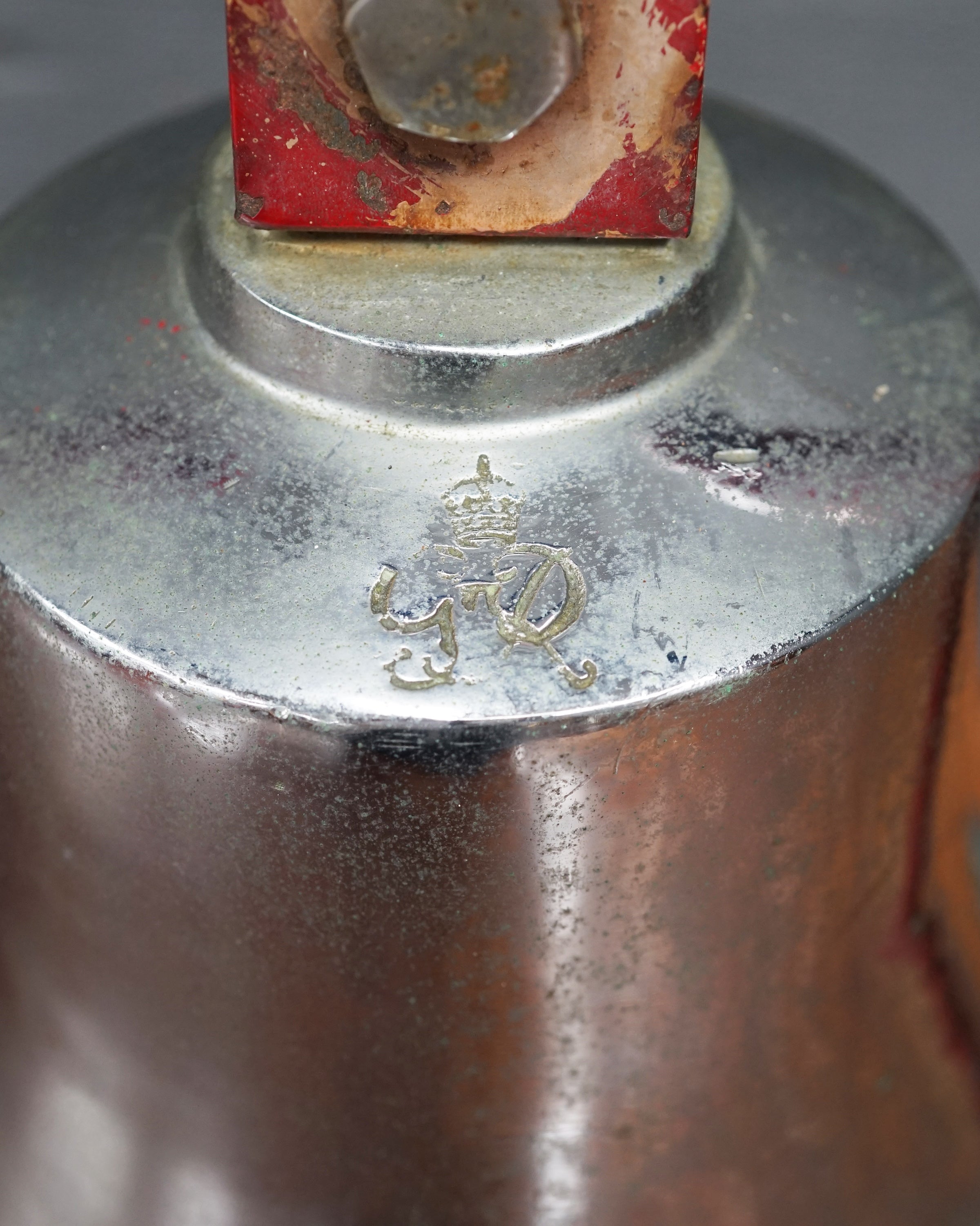 Vintage Green Goddess Fire Bell Trinity Marine