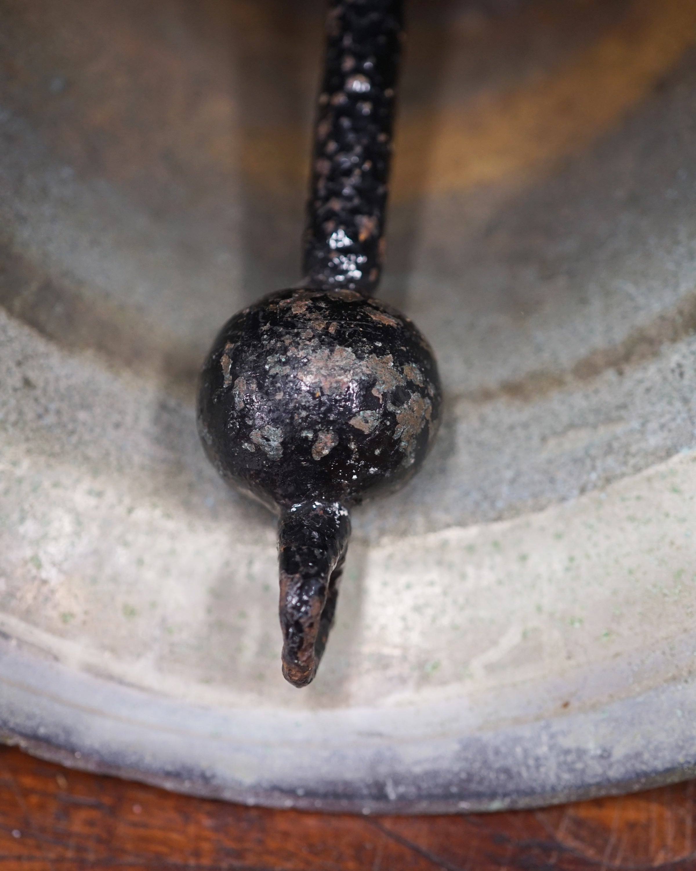 Vintage Green Goddess Fire Bell Trinity Marine