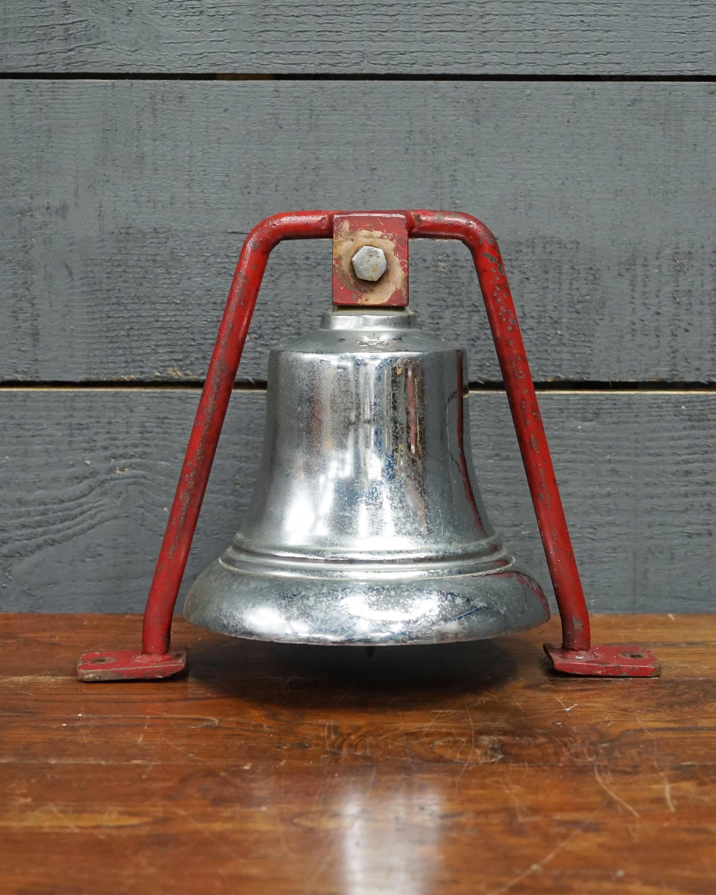 Vintage Green Goddess Fire Bell Trinity Marine