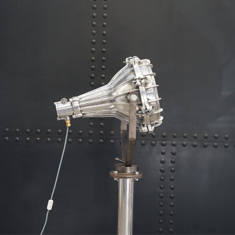 Mounted Ex German Merchant Navy Ship's Searchlight Trinity Marine