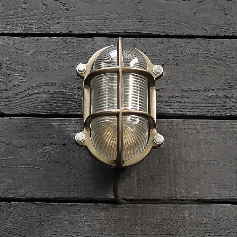 Oval Bulkhead Light - Gun-Metal Finish Trinity Marine