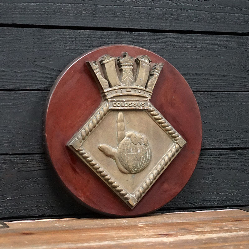 HMS Colossus Screen Badge - 1943 Trinity Marine