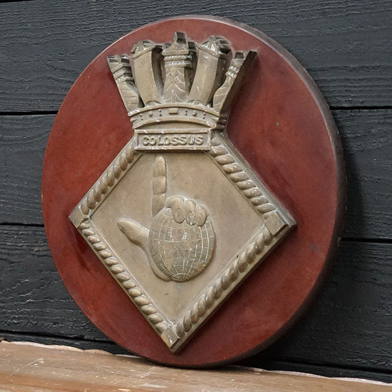 HMS Colossus Screen Badge - 1943 Trinity Marine