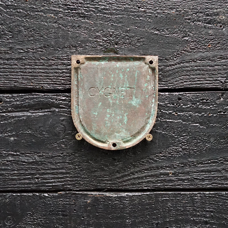 HMS Cygnet Chatham Patt. Boat Badge - 1932 Trinity Marine