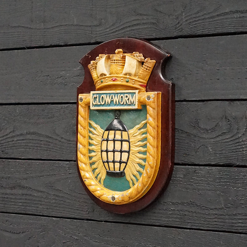 HMS Glow-Worm Screen Badge Trinity Marine