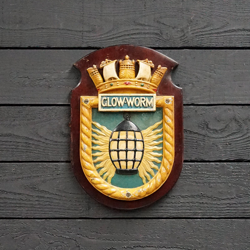 HMS Glow-Worm Screen Badge Trinity Marine