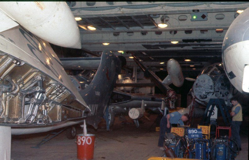 HMS Hermes (R12) Hangar Deck Light - Grey Trinity Marine