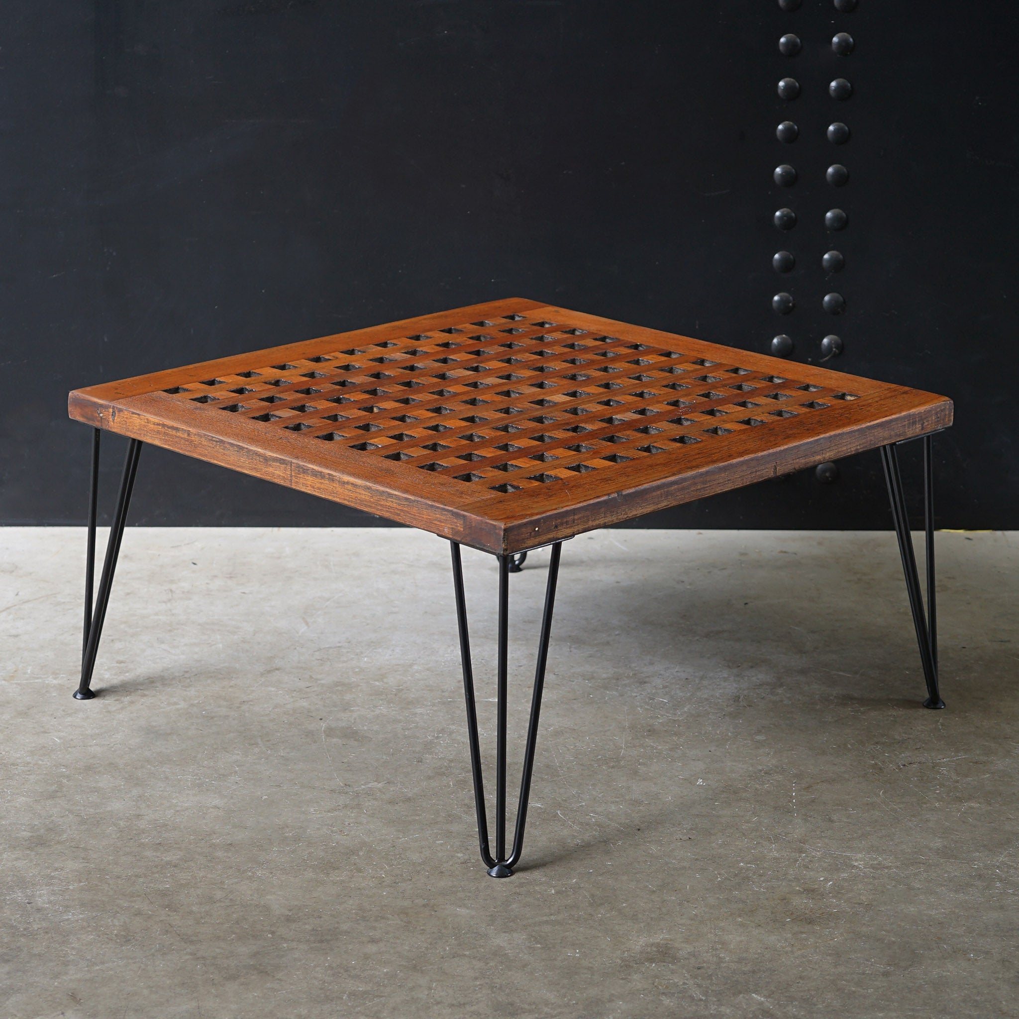 HMS Hermes Grating Coffee Table Trinity Marine
