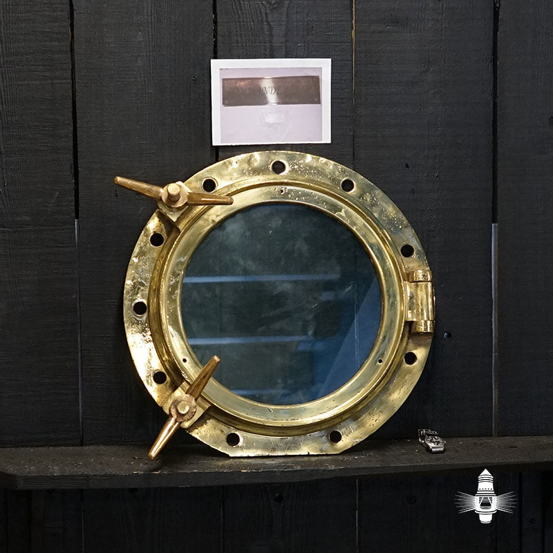 HMS Hermes (R12) - Brass Opening Portholes no's 9 -17 Trinity Marine