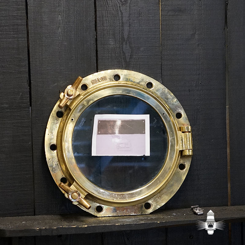 HMS Hermes (R12) - Brass Opening Portholes no's 9 -17 Trinity Marine