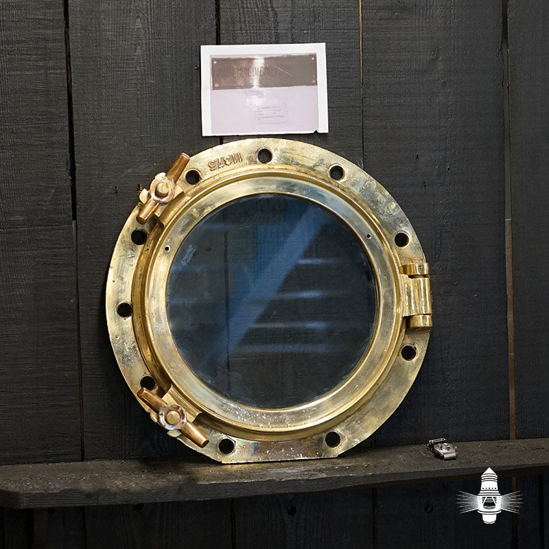 HMS Hermes (R12) - Brass Opening Portholes no's 9 -17 Trinity Marine