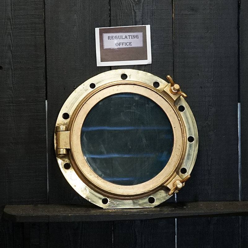 HMS Hermes (R12) - Brass Opening Portholes no's 9 -17 Trinity Marine