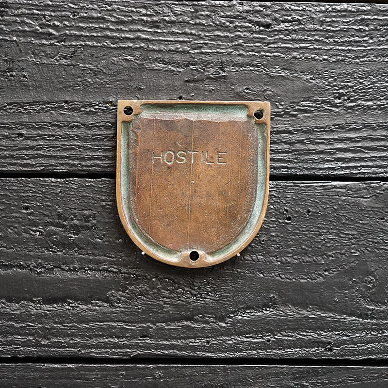 HMS Hostile Boat Badge 1932