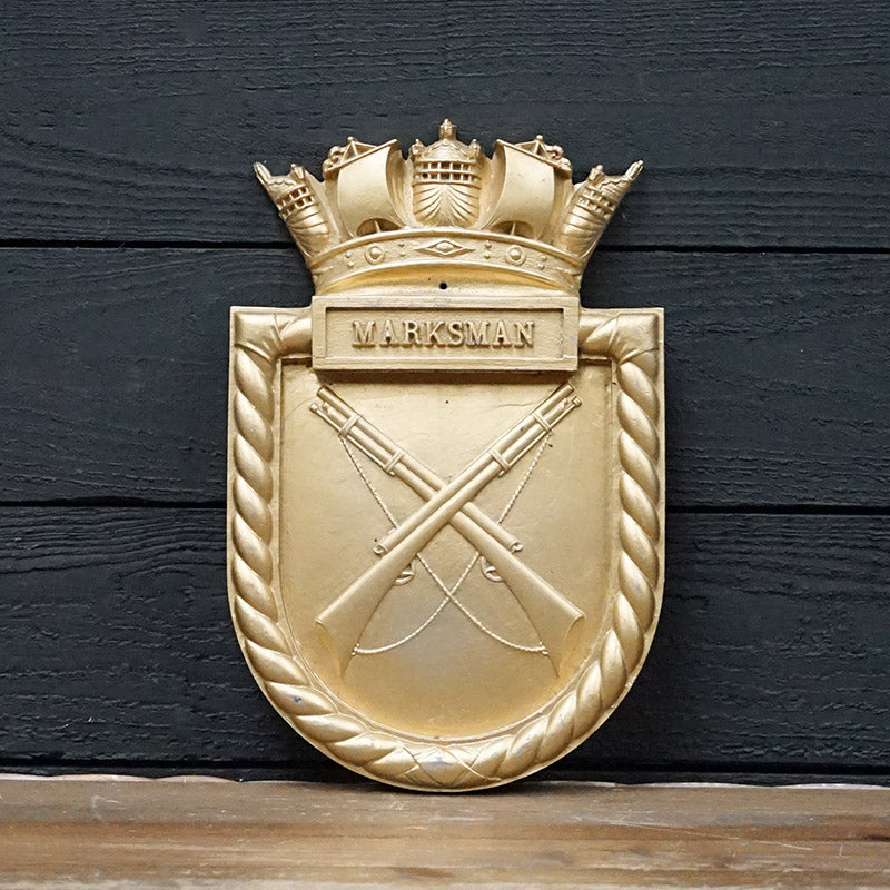 HMS Marksman Screen Badge - 1941 Trinity Marine