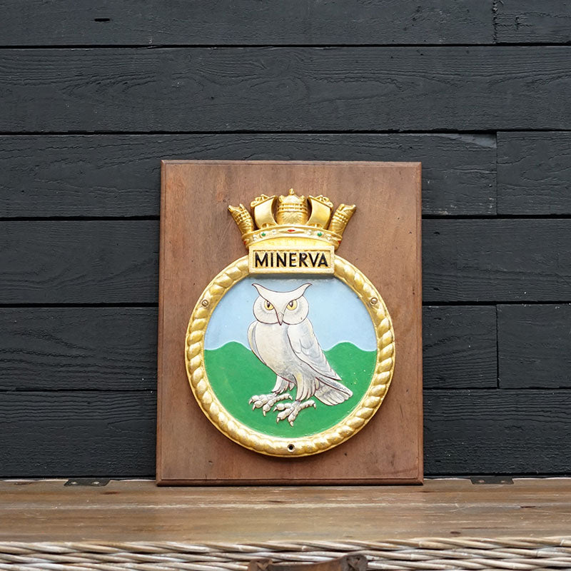 HMS Minerva Screen Badge - 1964 Trinity Marine