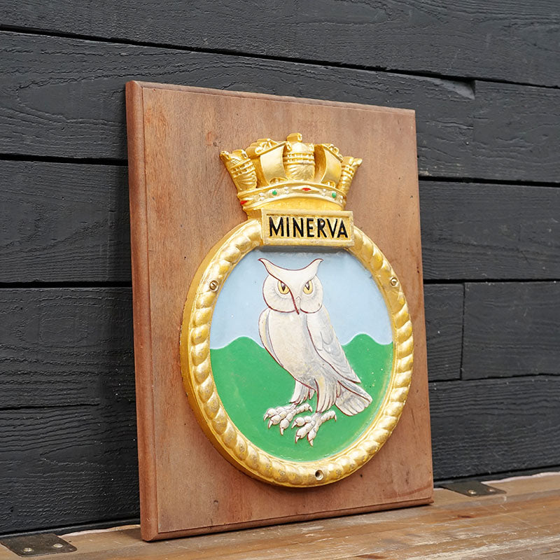 HMS Minerva Screen Badge - 1964 Trinity Marine