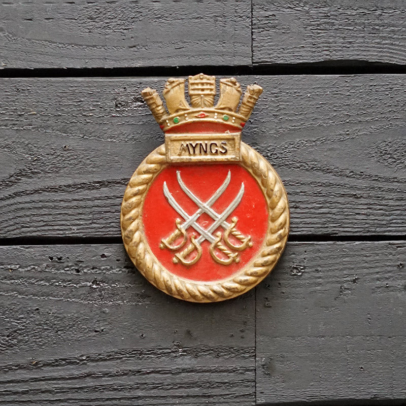 HMS Myngs Boat Badge - 1943 Trinity Marine