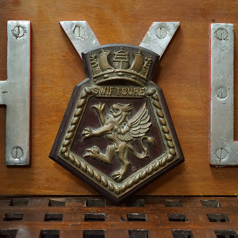 HMS Swiftsure Boat Badge 1944