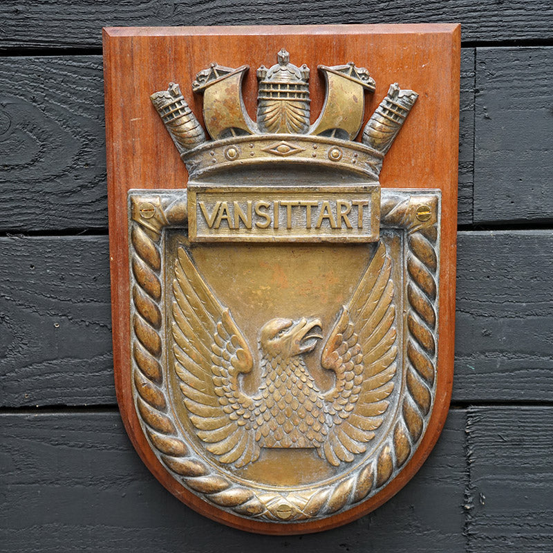 HMS Vansittart Mounted Screen Badge - 1919 Trinity Marine
