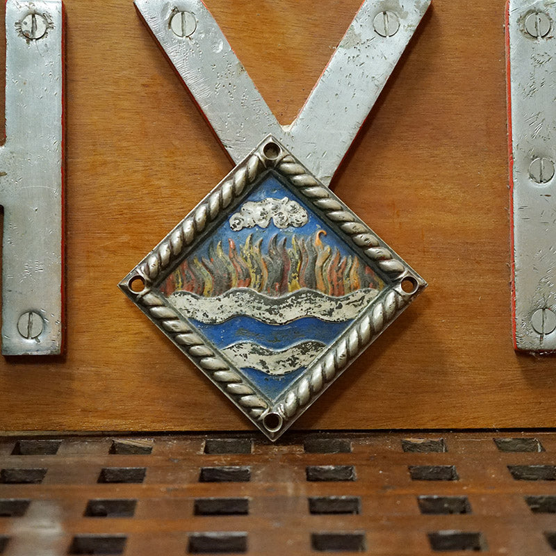 HMS Wildfire Boat Badge 1964