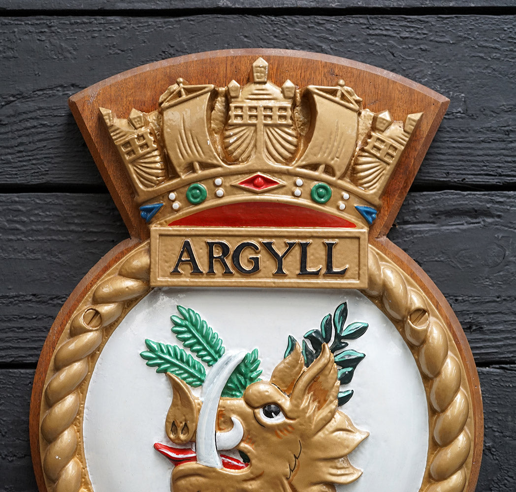 HMS Argyll Screen Badge - Spare Trinity Marine