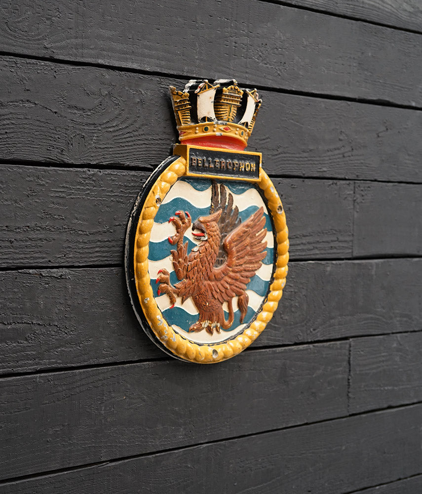 Large HMS Bellerophon Shore Badge Trinity Marine