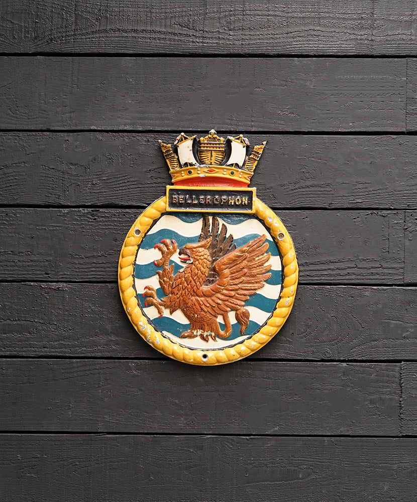 Large HMS Bellerophon Shore Badge Trinity Marine