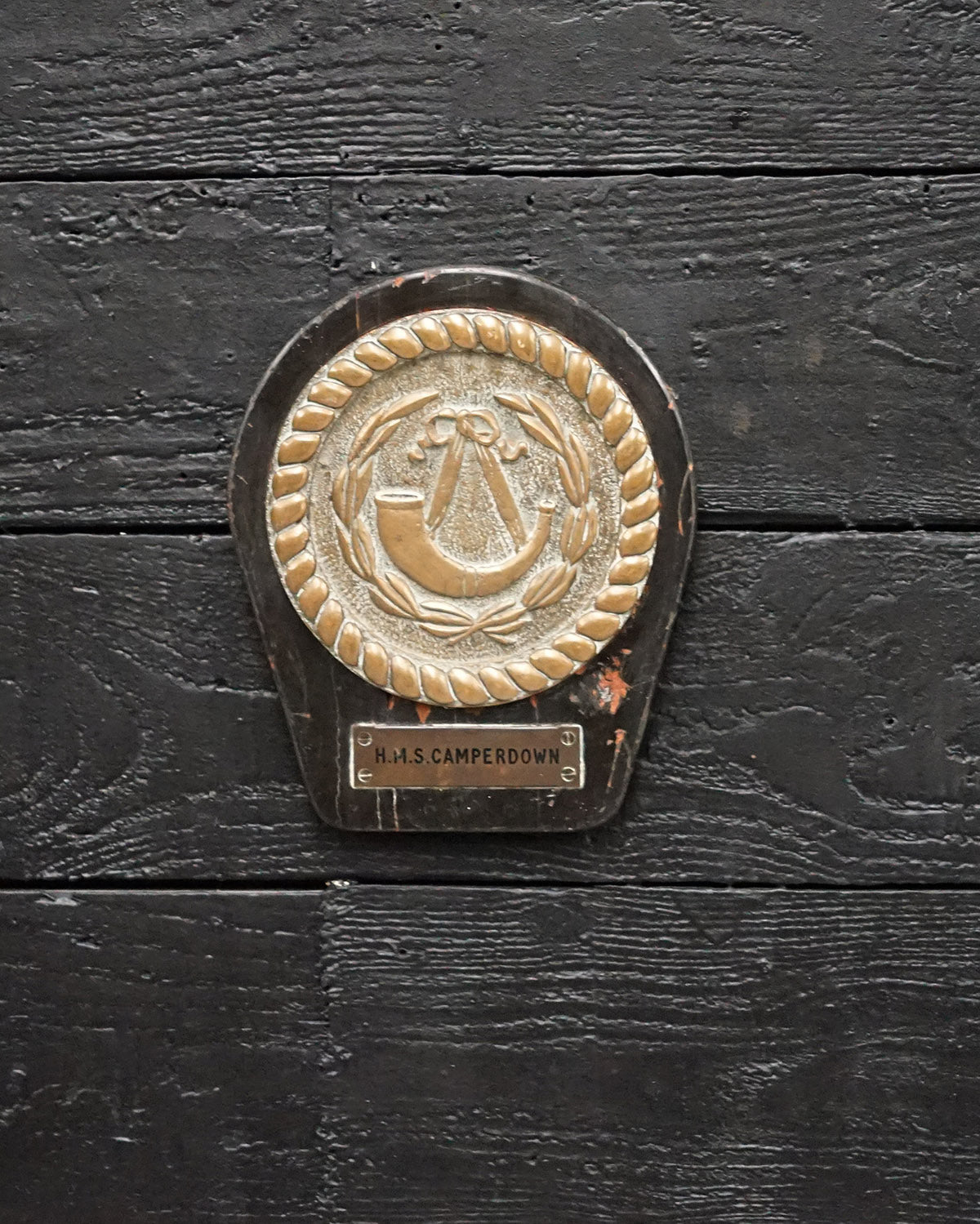 HMS Camperdown Boat Badge 1945 Trinity Marine