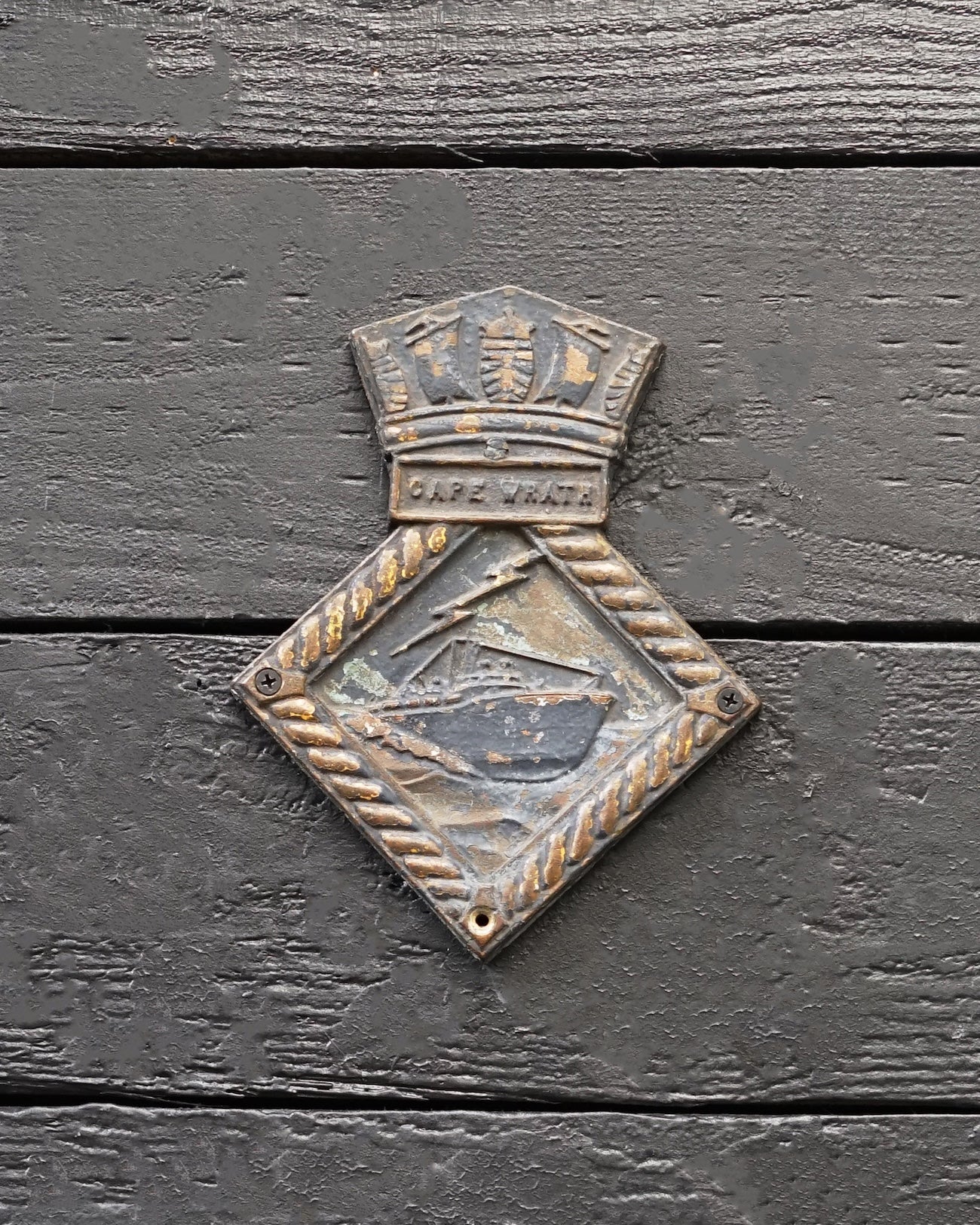 HMS Cape Wrath Wardroom Badge Trinity Marine