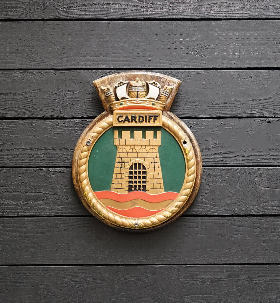 HMS Cardiff (D108) Screen Badge Trinity Marine