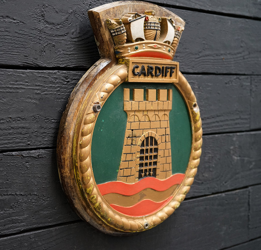 HMS Cardiff (D108) Screen Badge Trinity Marine