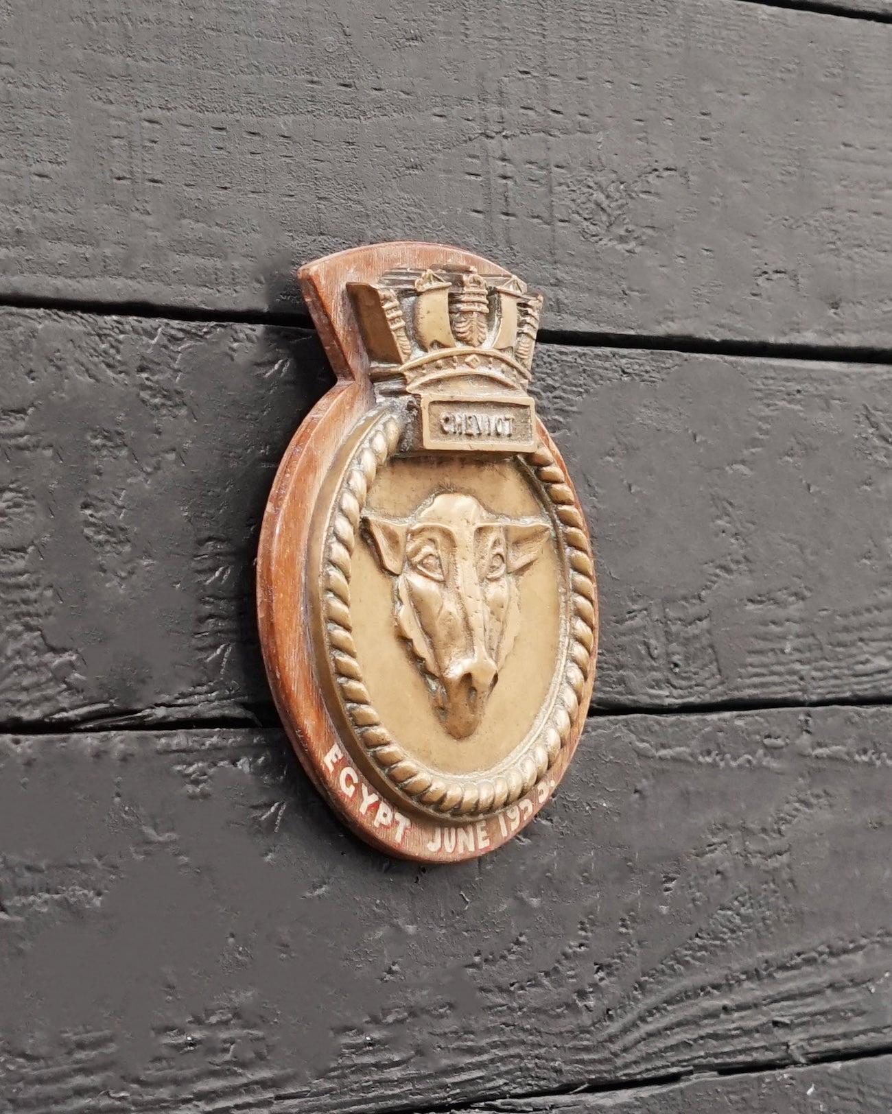 HMS Cheviot Wardroom Badge - Coldstream Guards Trinity Marine
