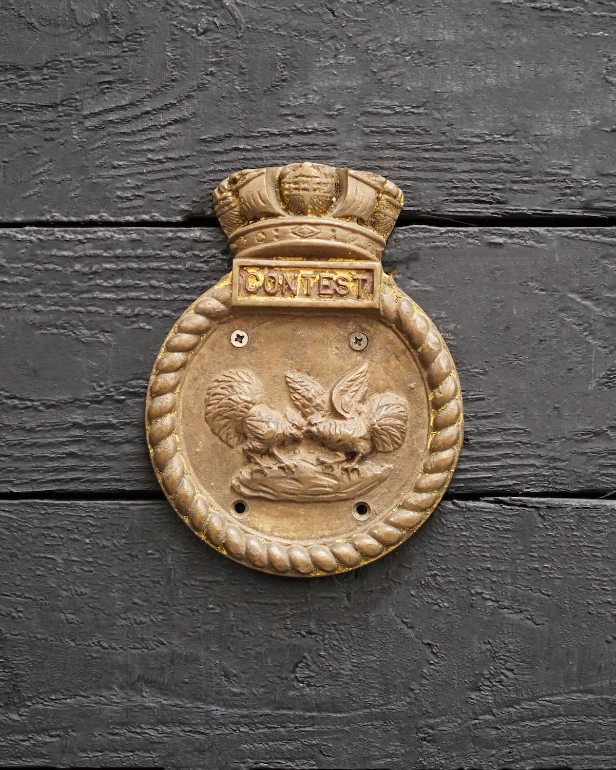 HMS Contest Boat Badge - 1944 Trinity Marine