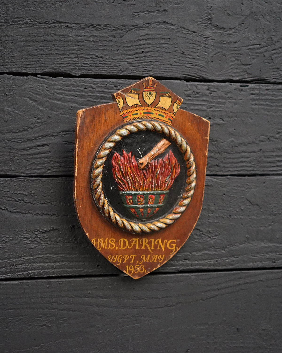 Large HMS Daring (D05) Wardroom Badge Trinity Marine