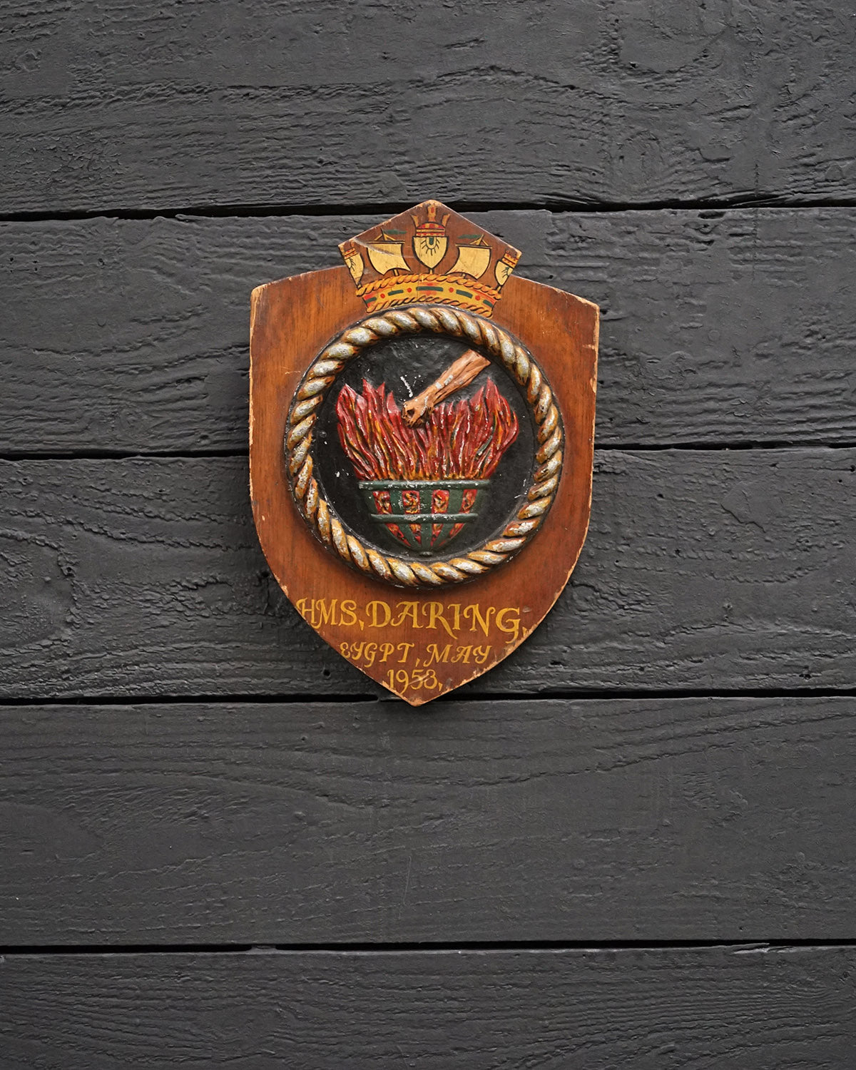 Large HMS Daring (D05) Wardroom Badge Trinity Marine