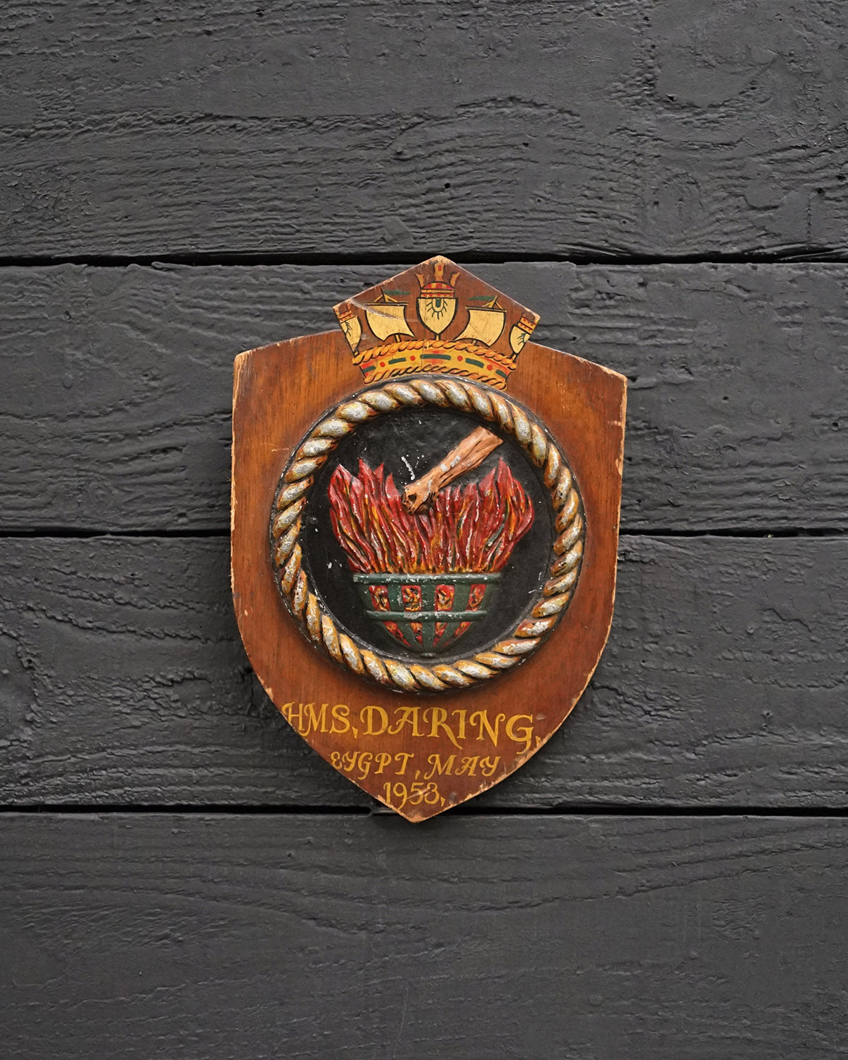 Large HMS Daring (D05) Wardroom Badge Trinity Marine