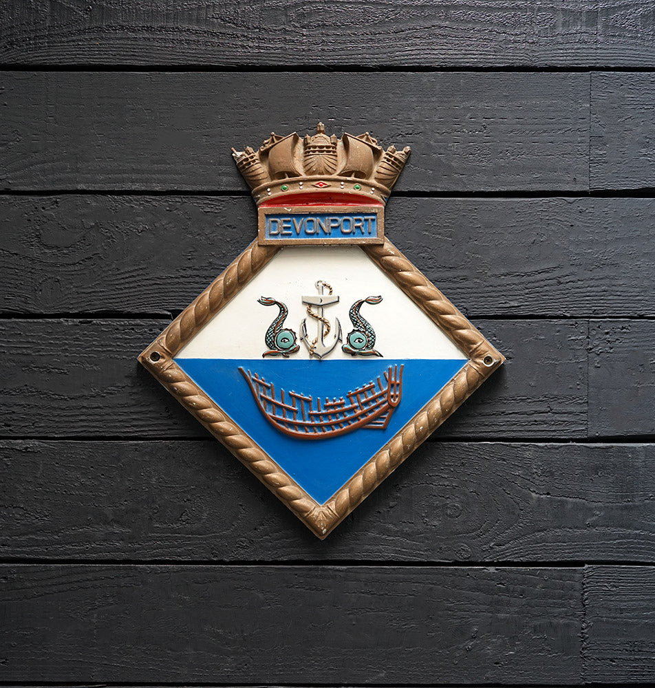 HMS Devonport Gate Badge Trinity Marine