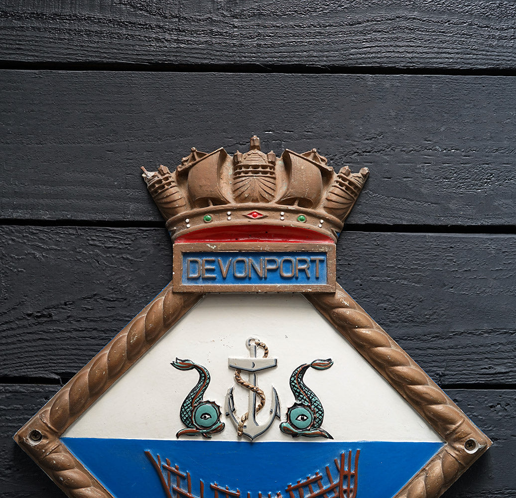 HMS Devonport Gate Badge Trinity Marine