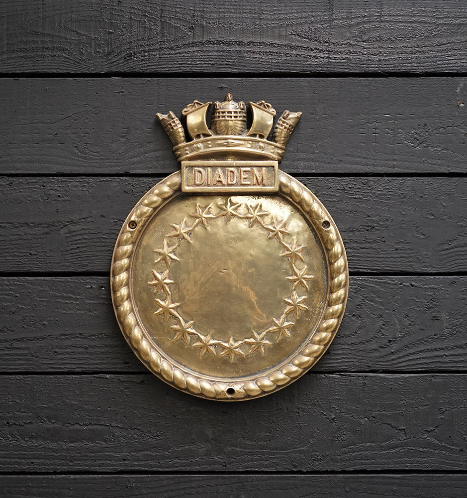 HMS Diadem (84) Cruiser Screen Badge Trinity Marine