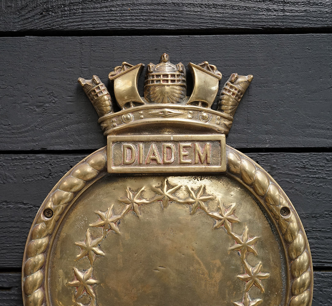 HMS Diadem (84) Cruiser Screen Badge Trinity Marine