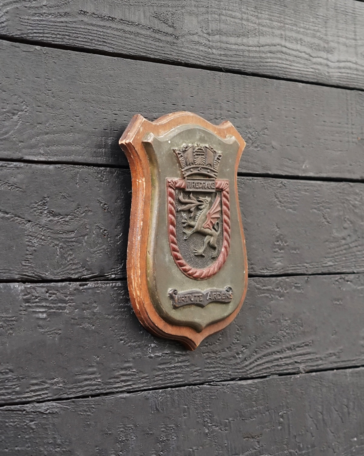 Large Official RN Commemorative Badge HMS Firedrake Trinity Marine