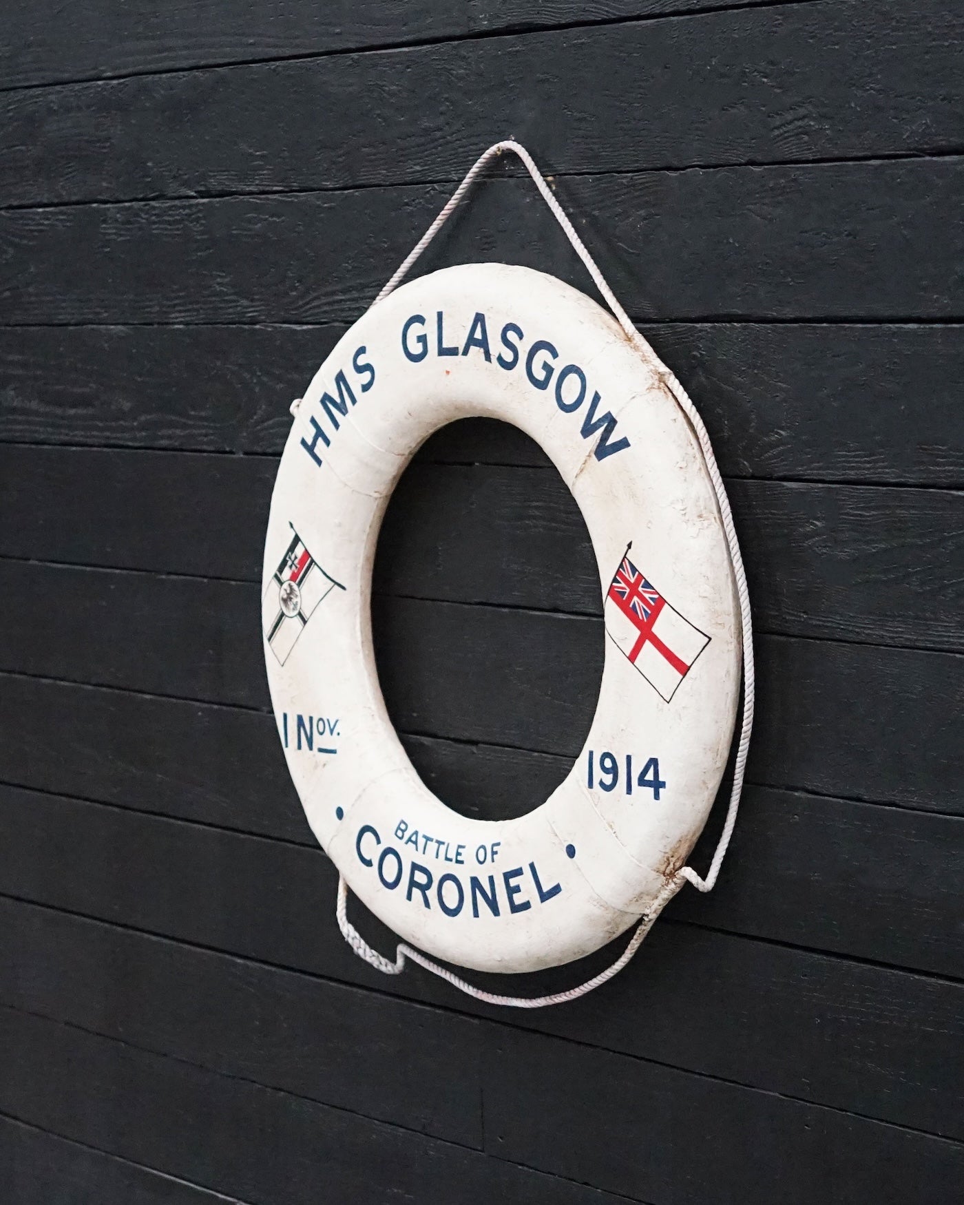 HMS Glasgow Commemorative Life Ring - Battle Of Coronel Trinity Marine