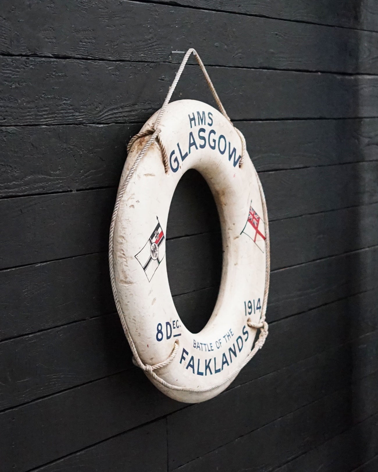 HMS Glasgow Commemorative Life Ring - 1914 Trinity Marine