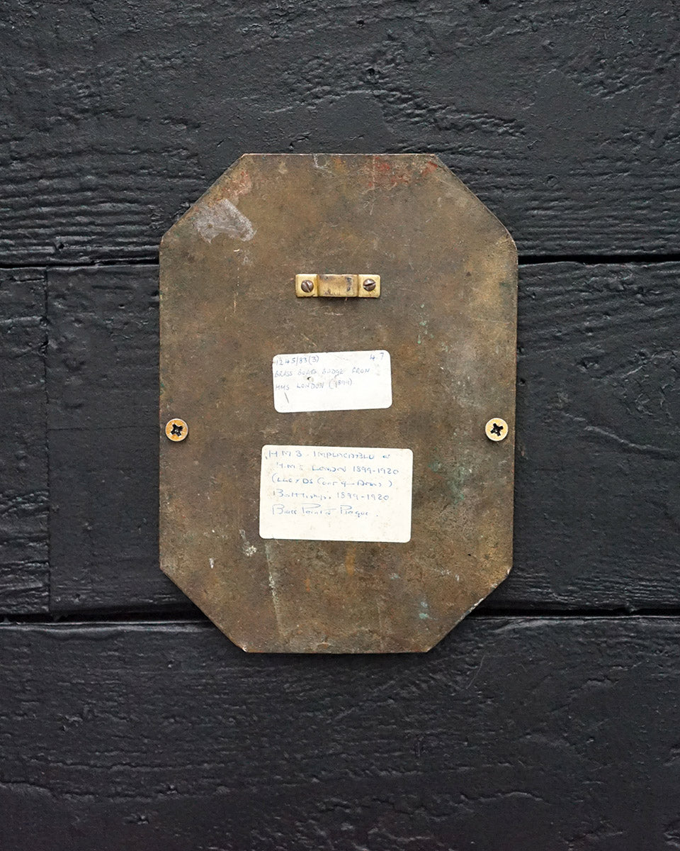 HMS London Wardroom Badge 1927