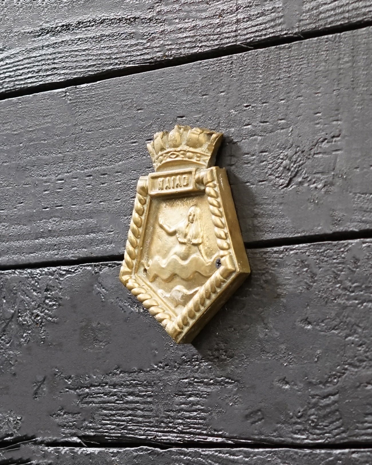 HMS Naiad Boat Badge Trinity Marine