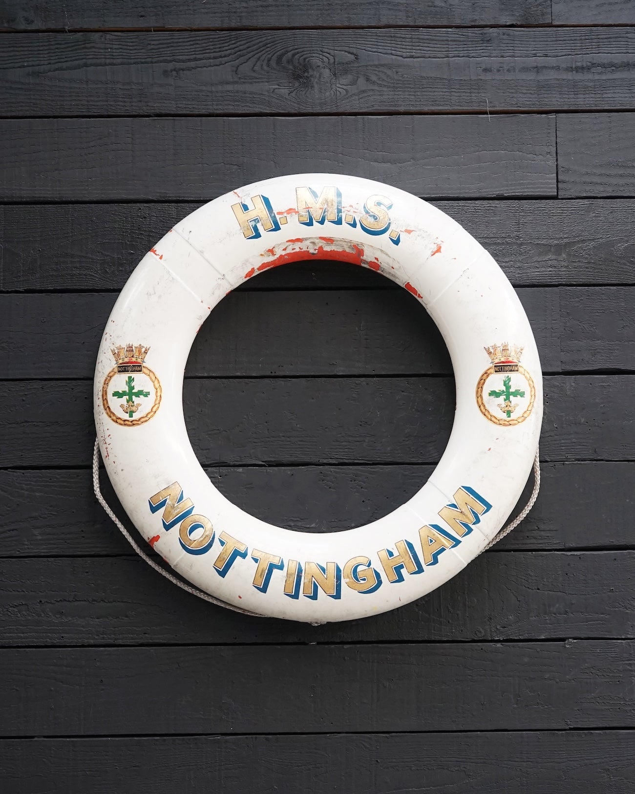 HMS Nottingham (D91) Ceremonial Lifering Trinity Marine