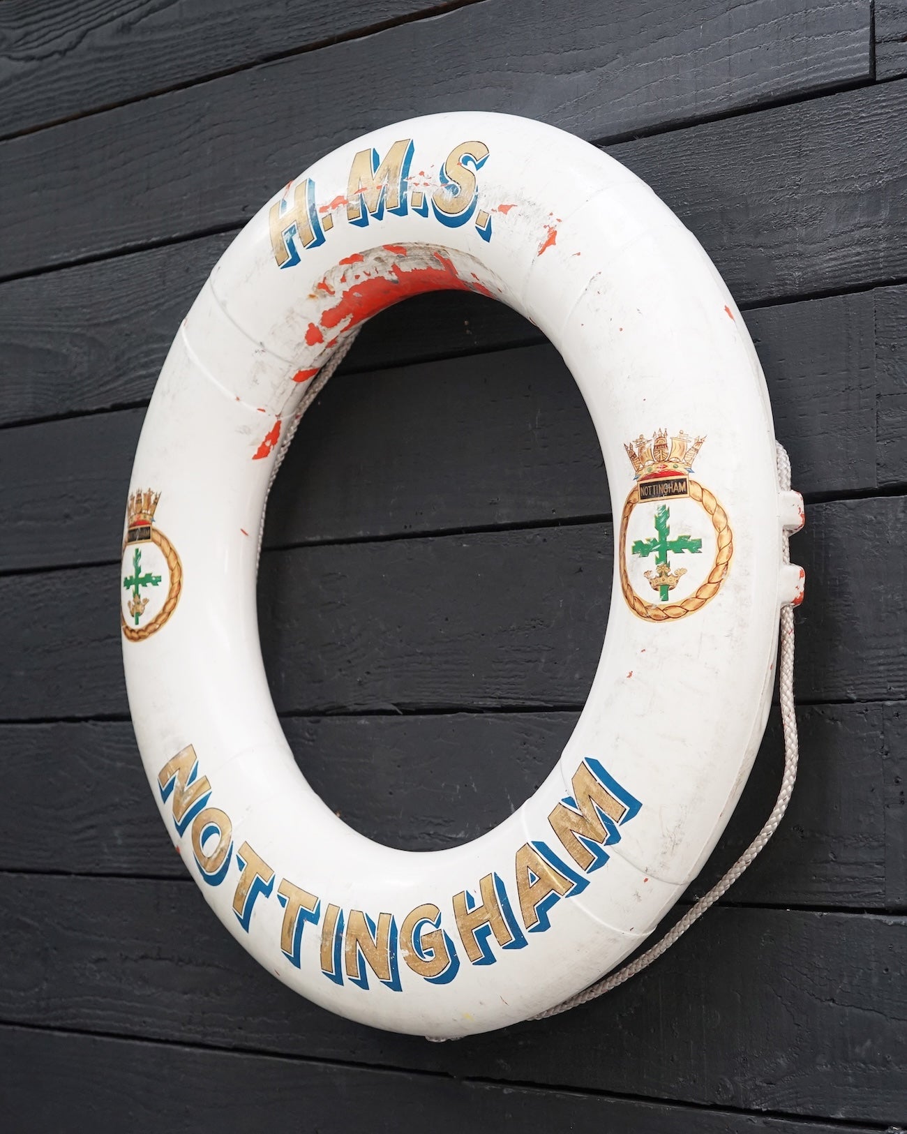 HMS Nottingham (D91) Ceremonial Lifering Trinity Marine