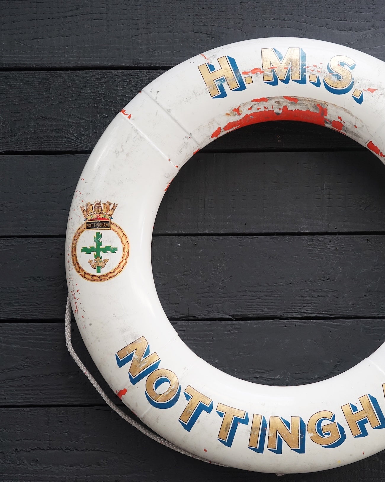 HMS Nottingham (D91) Ceremonial Lifering Trinity Marine