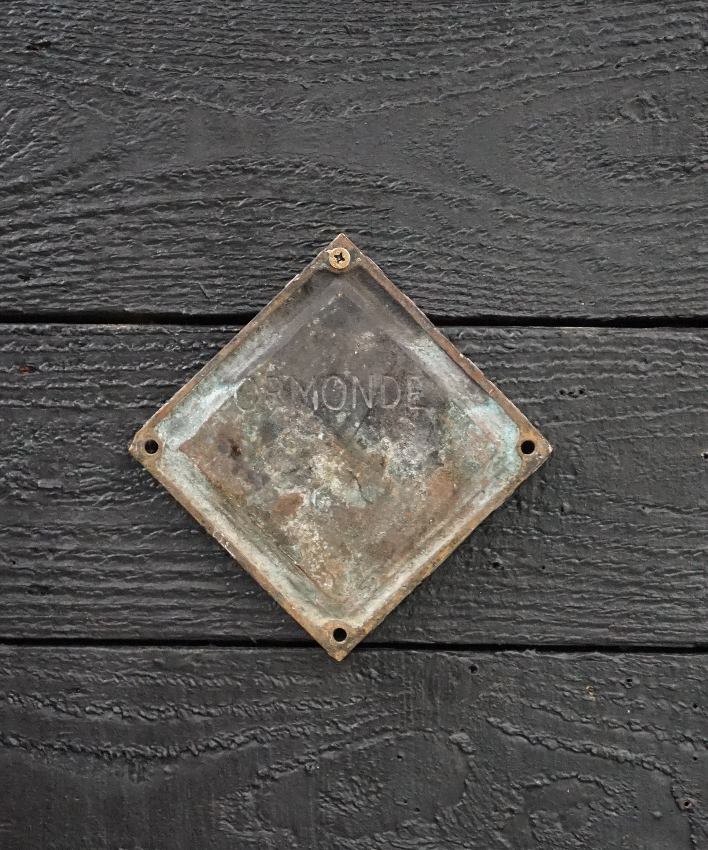 HMS Ormonde Boat Badge 1918 - Port