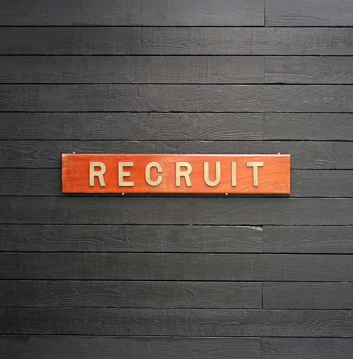 HMS Recruit (D05) Ships Nameboard Trinity Marine